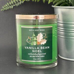 BBW Vanilla Bean Noel Bath & Body Works Single Wick Candle